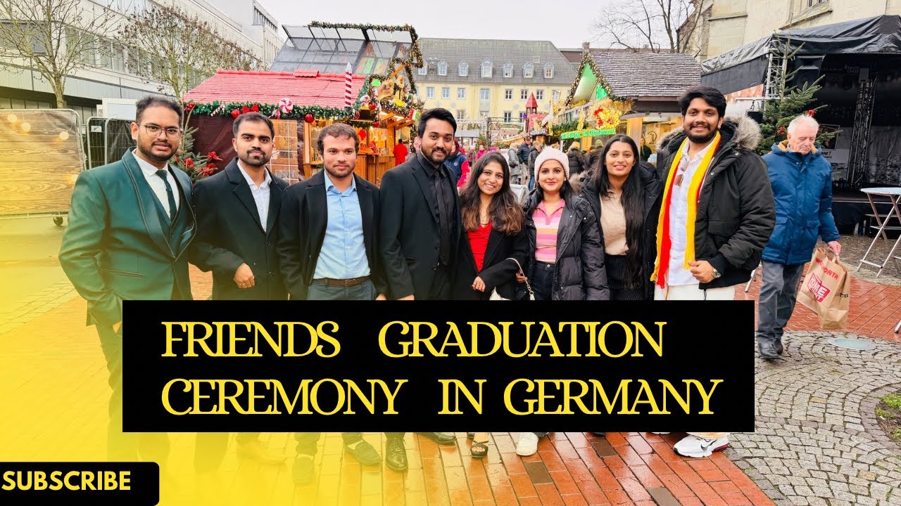 ಸ್ನೇಹಿತರ Graduation ceremony  ಜರ್ಮನಿ ಅಲ್ಲಿ ಹೇಗಿರುತ್ತೆ ನೋಡಿ ಬನ್ನಿ 🇩🇪👩‍🎓 #germany #kannadavlogs #fyp