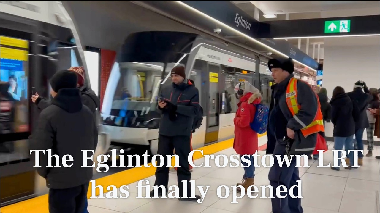 Eglinton LRT: 'They've been waiting for this line a long time. Now it's here, let's get it going'