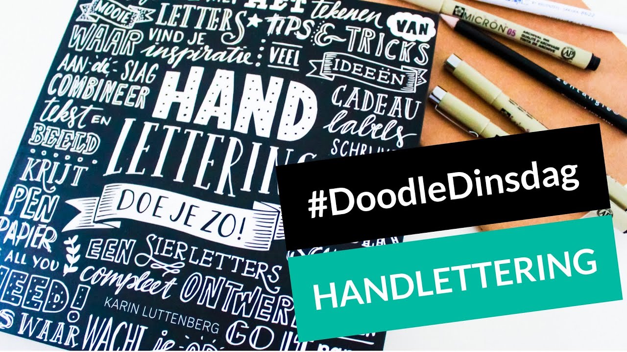 DoodleDinsdag: Handlettering doe je zo - Karin Luttenberg | NerdyMommy