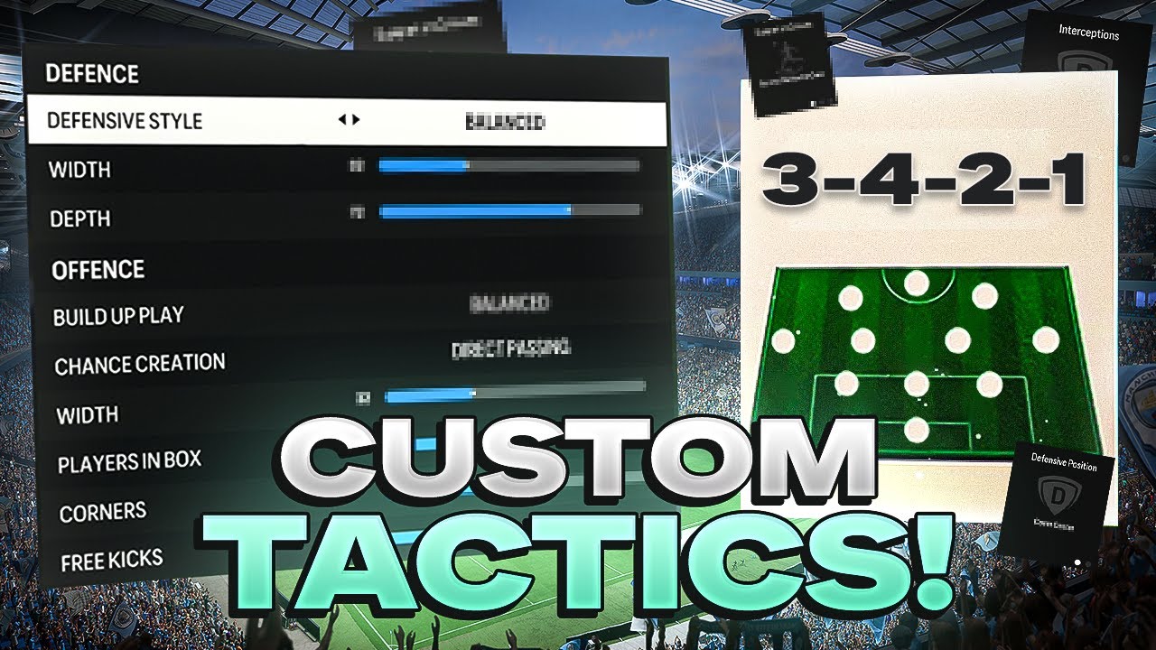 PRO PLAYER META 3421 CUSTOM TACTICS FOR FC 24!