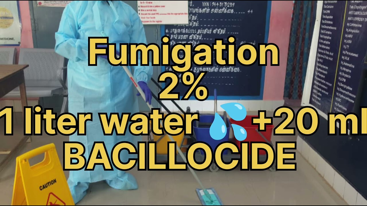 NQAS||What is fumigation in hospital #fumigation methods#howtomake fumigation dilution #youtubetamil