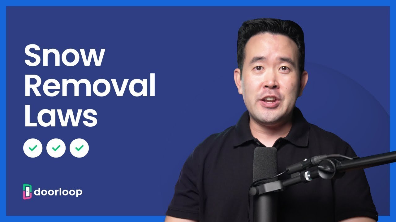 Complying with Snow Removal Laws as a Landlord or Property Owner
