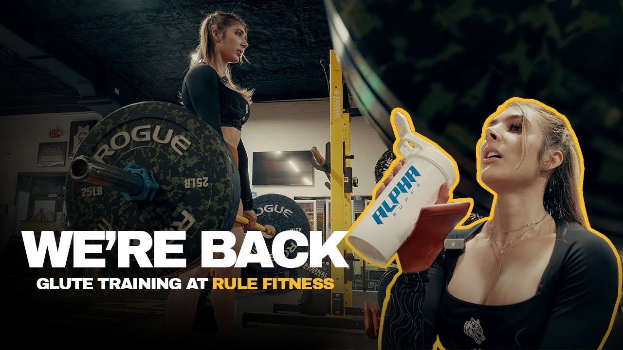 WE'RE BACK // GLUTE TRAINING