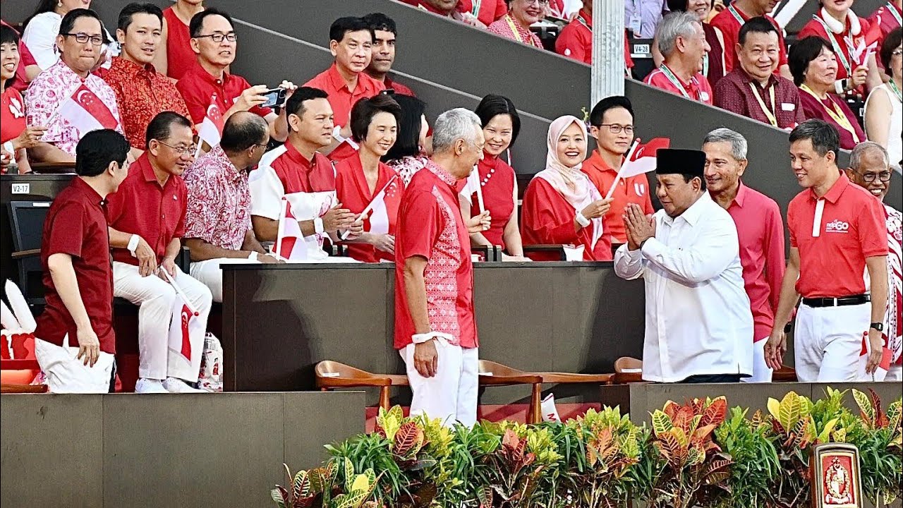 Presiden Prabowo Hadiri Parade Hari Nasional, Singapura, 9 Agustus 2025