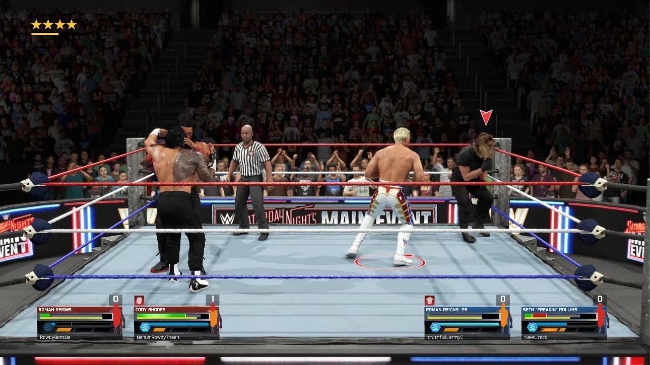 WWE 2K25 Online 2v2 Match PS5 Tamil 4k