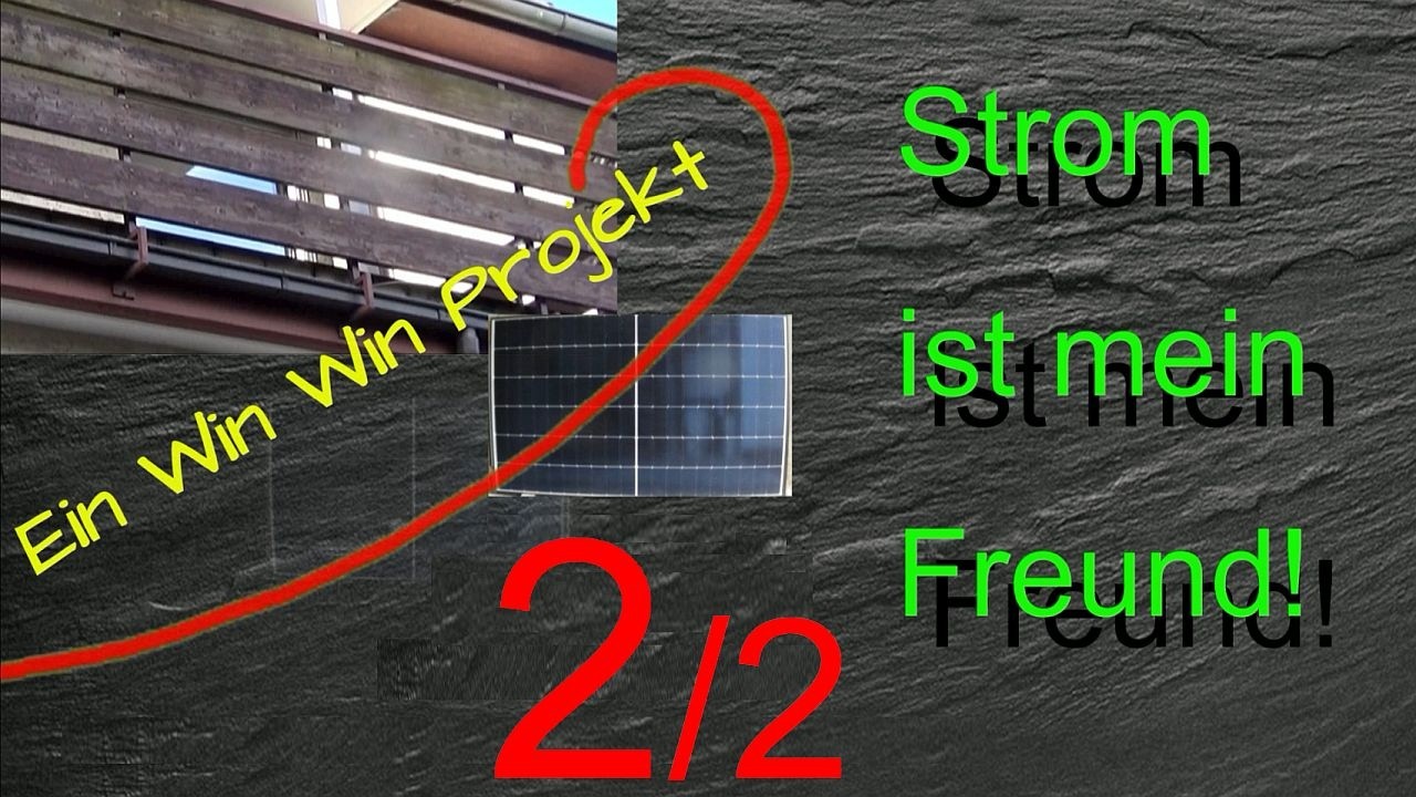 Balkon saniert & PV direkt integriert! | Fertig & Strom fließt (Teil 2)