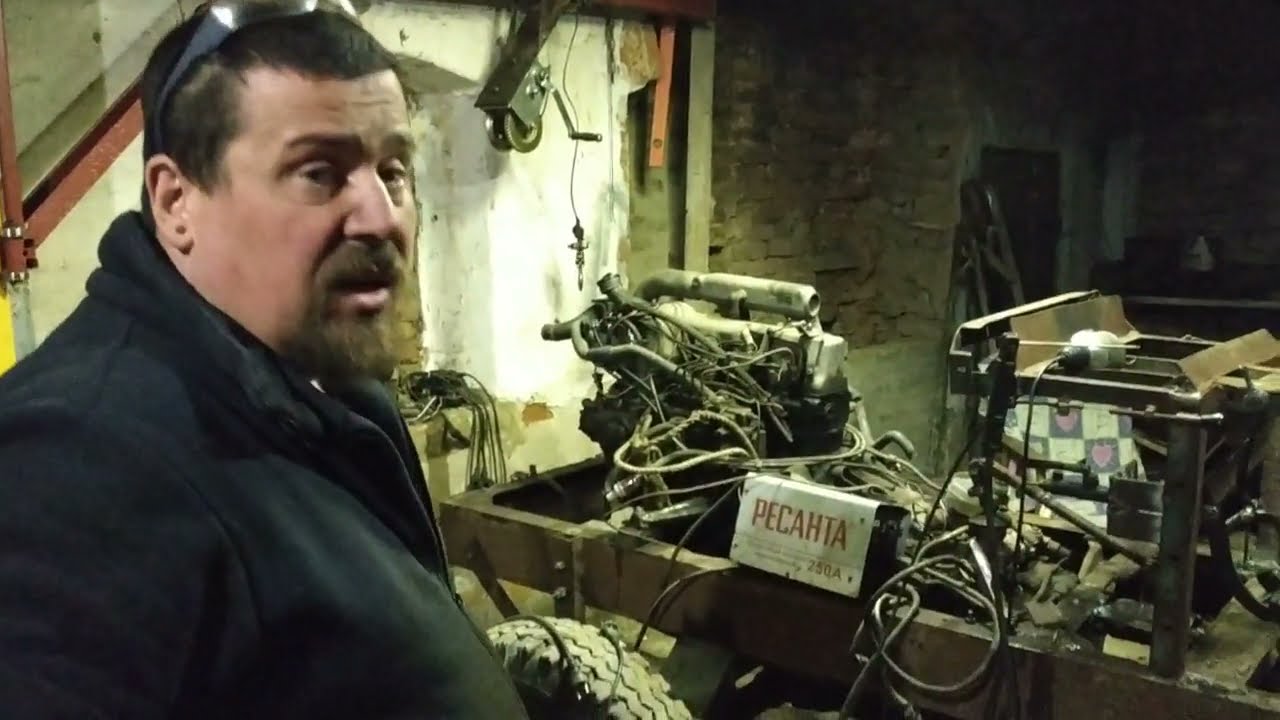 Сделай сам! Трактор с дизеле Mersedes.