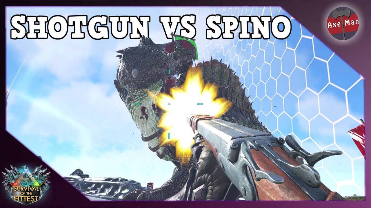 SHOTGUN VS SPINO VS DIMORPHODON | ARK SURVIVAL OF THE FITTEST (SOTF GAMEPLAY)