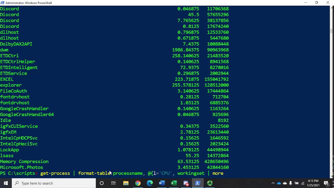Formatting custom columns in PowerShell