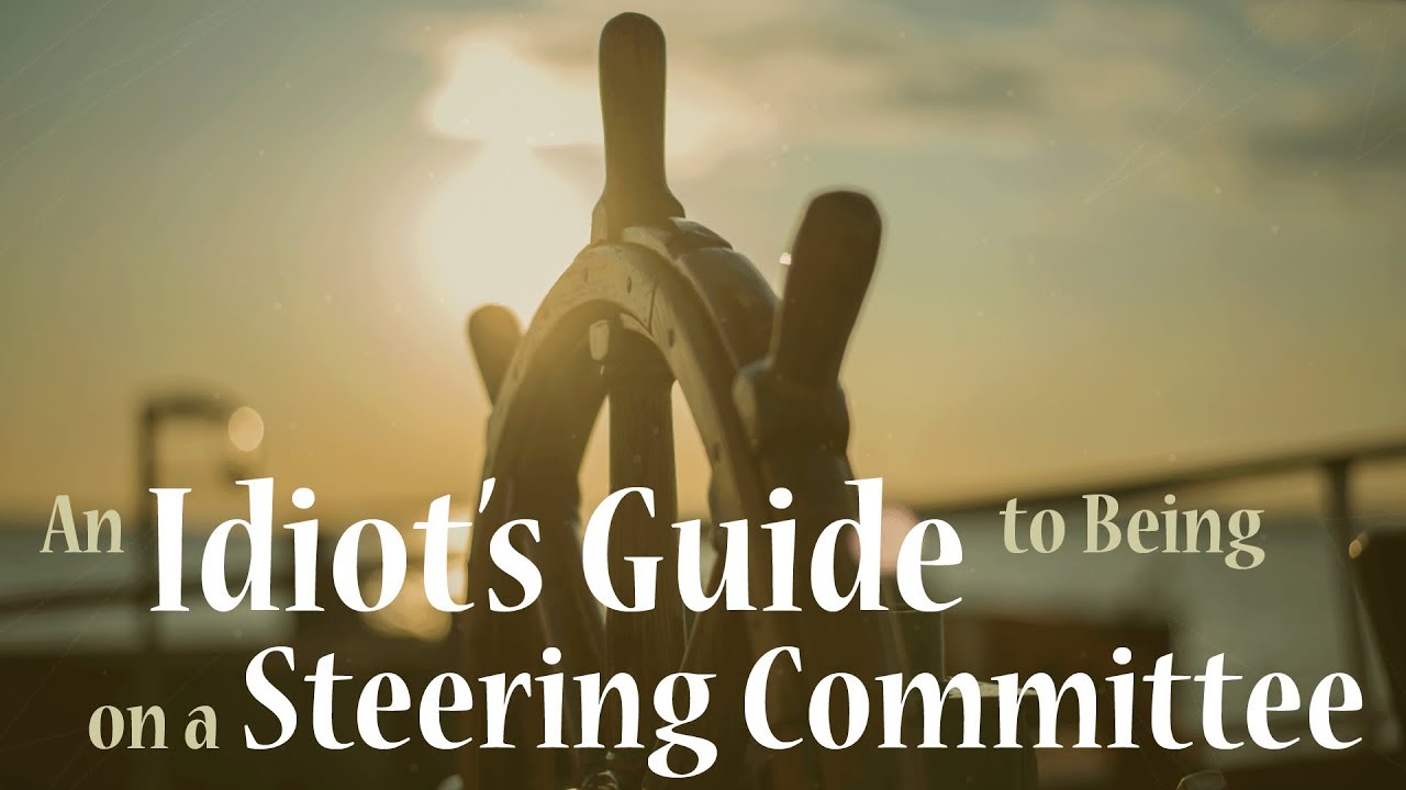 An Idiot's Guide to Being on a Steering Committee