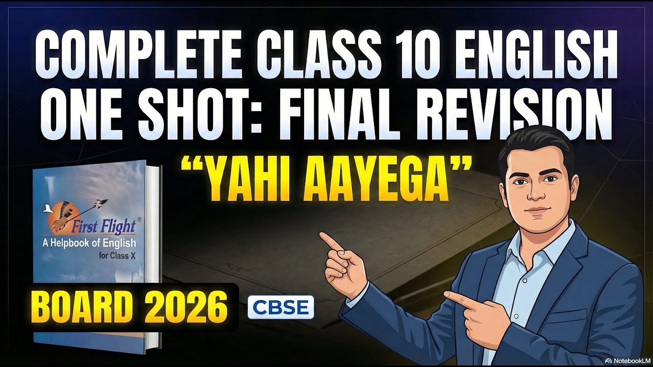 Class 10 English Complete Syllabus in One Shot 🔥 Rapid Revision | Board Exams