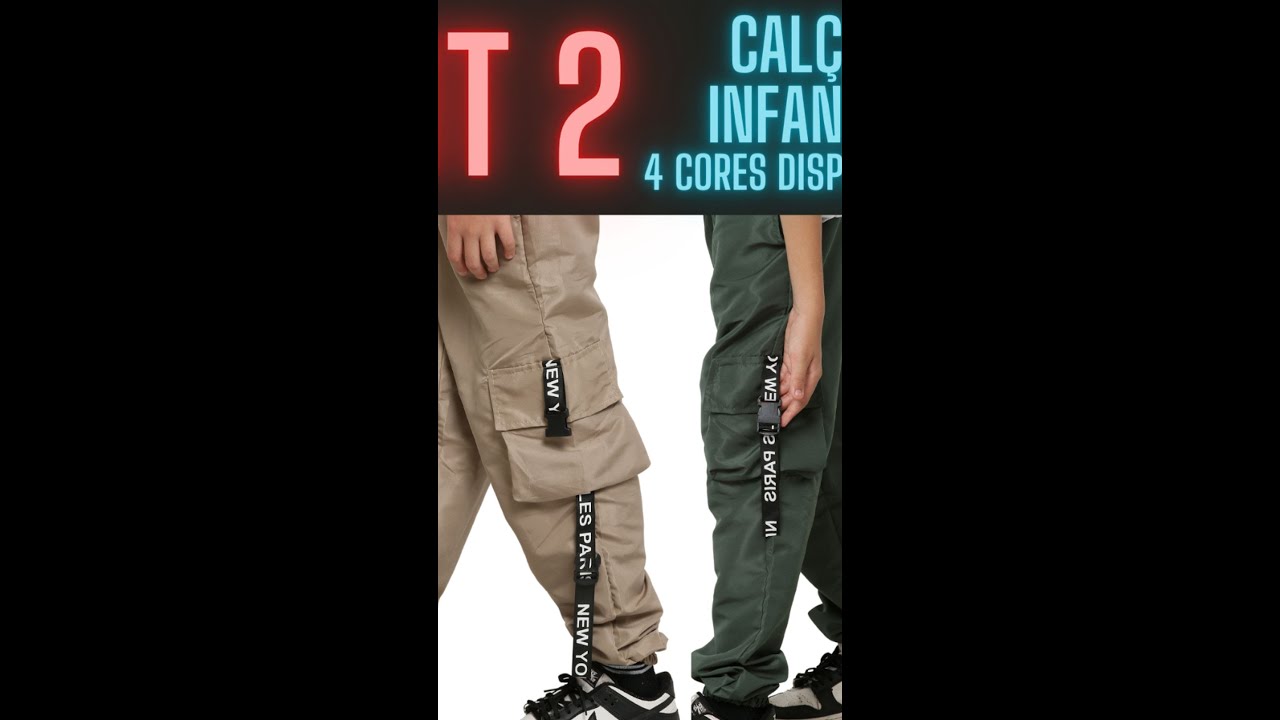 ✨Calça Infantil TOP! 🤩 Seu Filho Aprovado!🚀