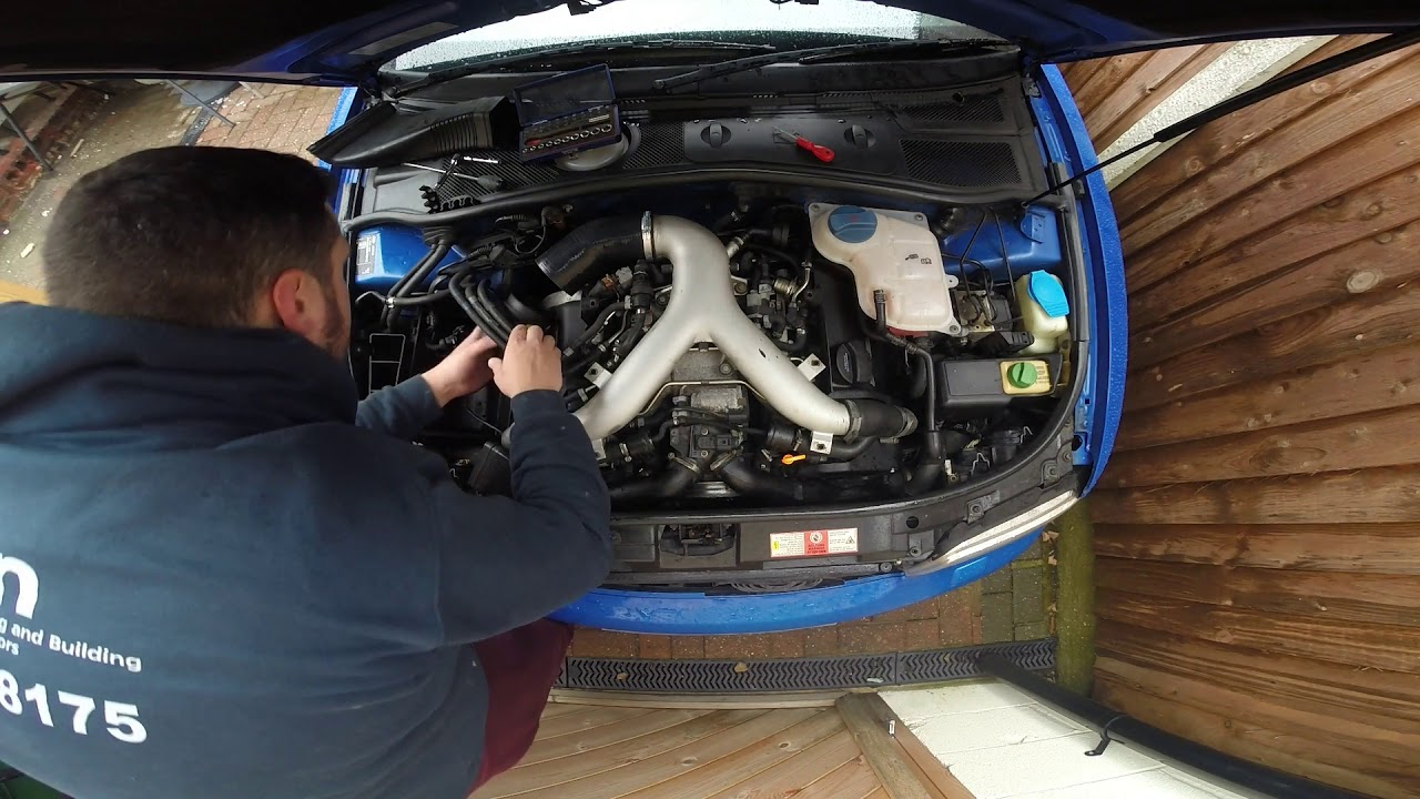 Audi B5 S4 custom intake