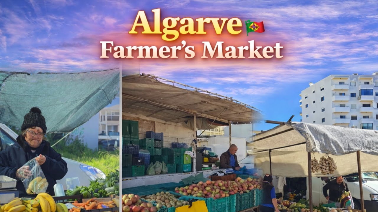 Local Life in Algarve 🇵🇹 | Quarteira Wednesday Market Vlog
