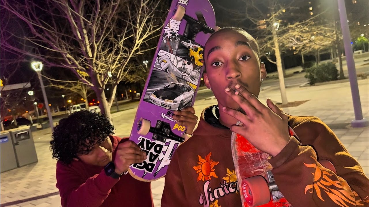 Our skate session goes WRONG! | ft lil Mayo!
