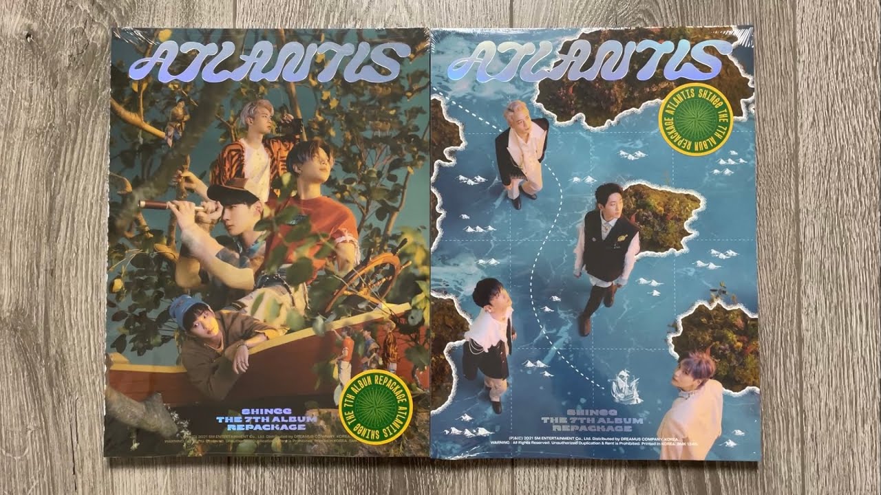 ♡Unboxing SHINee 샤이니 7th Album Repackage Atlantis 아틀란티스 (Adventure & Ocean Ver.)♡