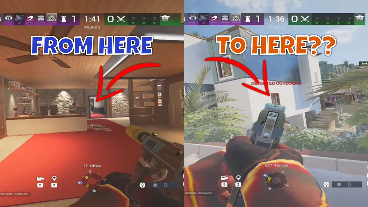 Cheating OR Elite Map Knowledge?? | Rainbow Six Siege Highlights