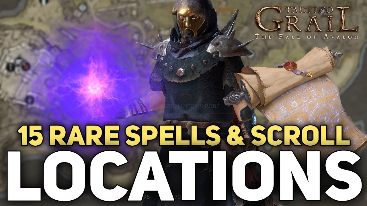 Tainted Grail - 15 Rare Spell Locations (Summoning & Combat Spells)