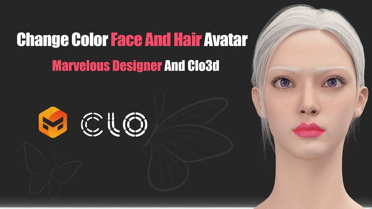 How To Change Face & Hair in CLO3D & Marvelous Designer | Easy Avatar Customization Tutorial