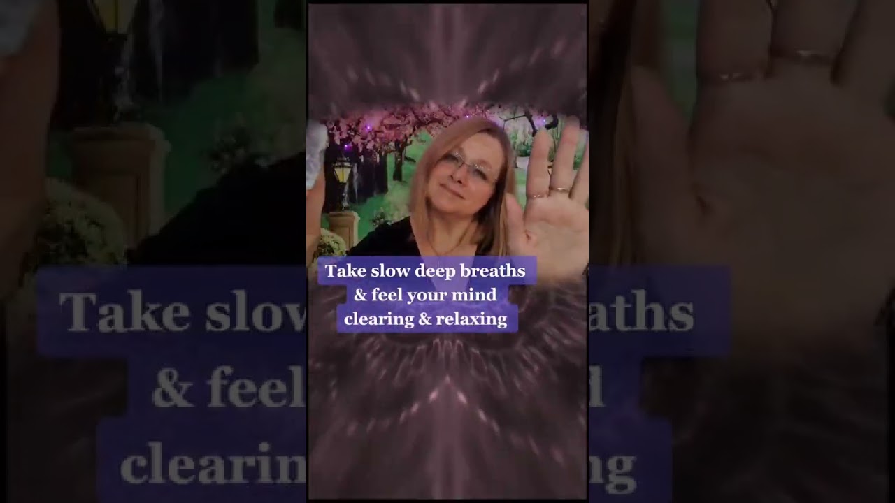Reiki to clear your negative thoughts. ASMR Lepidolite crystal healing
