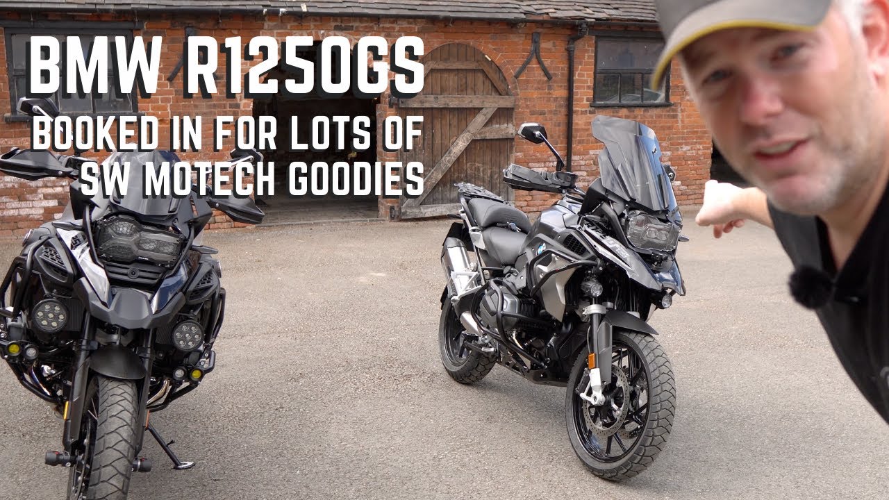 SW MOTECH GOODIES & INNOVV K5 on BMW R1250GS TRIPLE BLACK