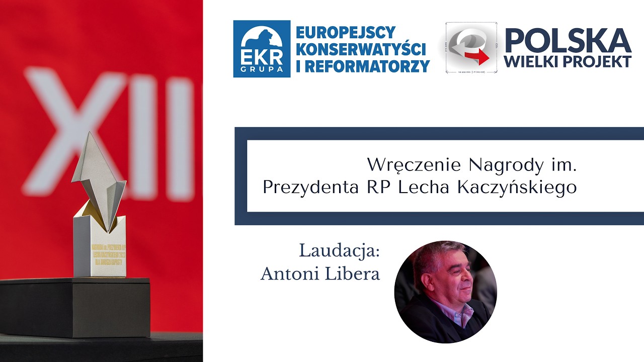 Wręczenie Nagrody im. Prezydenta RP Lecha Kaczyńskiego prof. Włodzimierzowi Boleckiemu