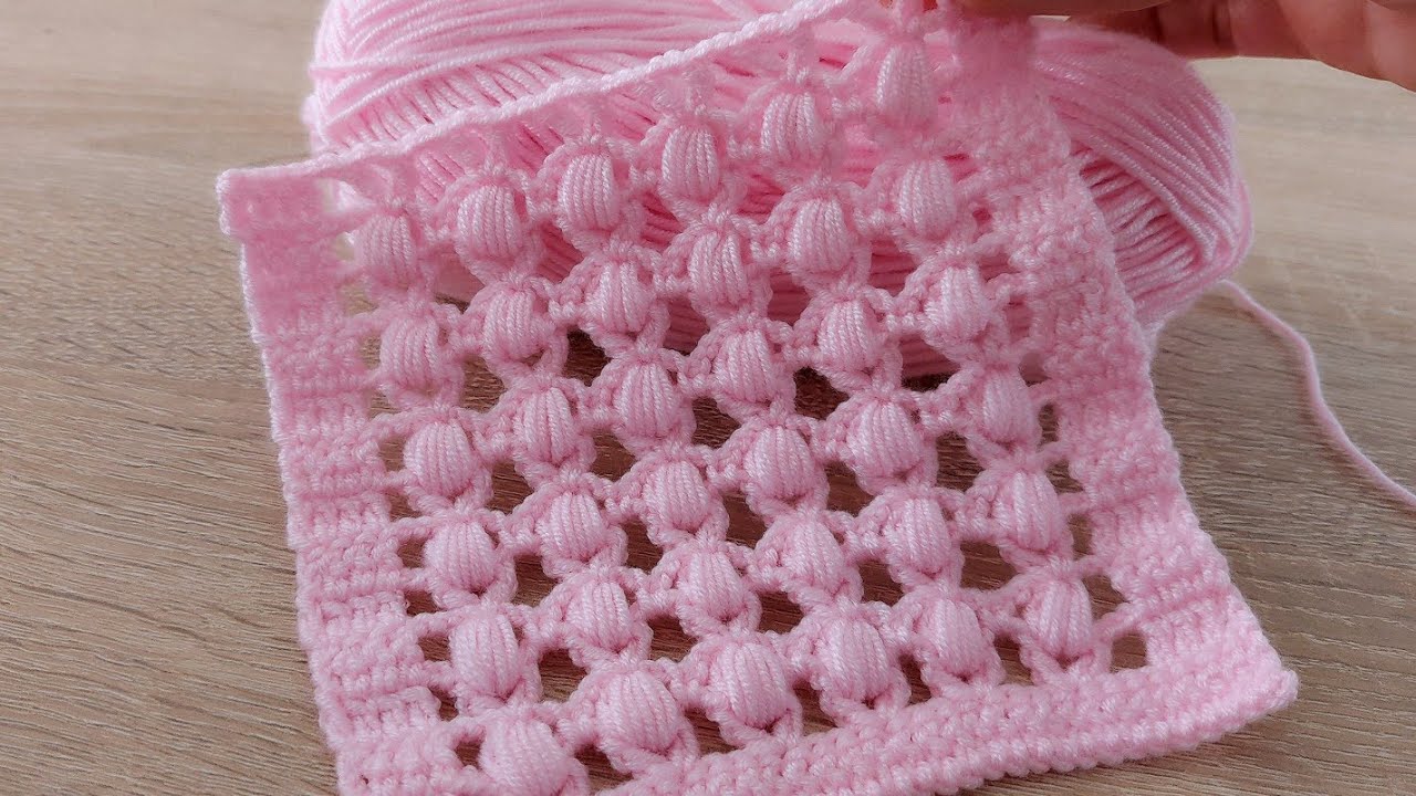 Tığ işi fıstıklı çok kolay örgü şal yelek modeli how to crochet