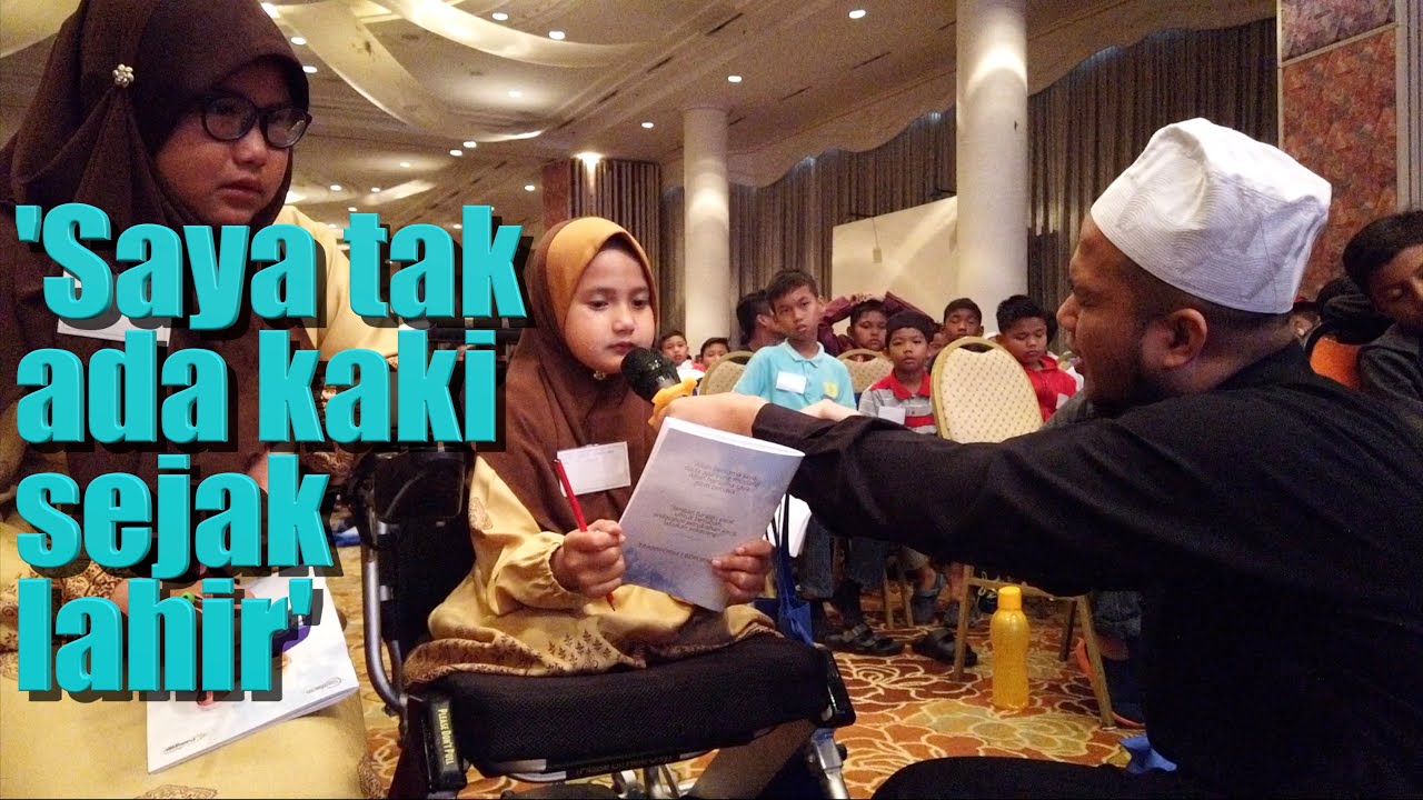 'Saya tak ada kaki sejak lahir'