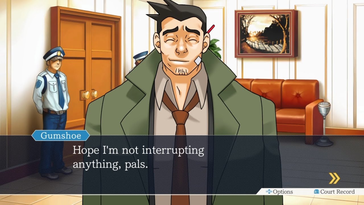 dick gumshoe being the best ace attorney character for 4 minutes and 14 seconds (PW:AA)
