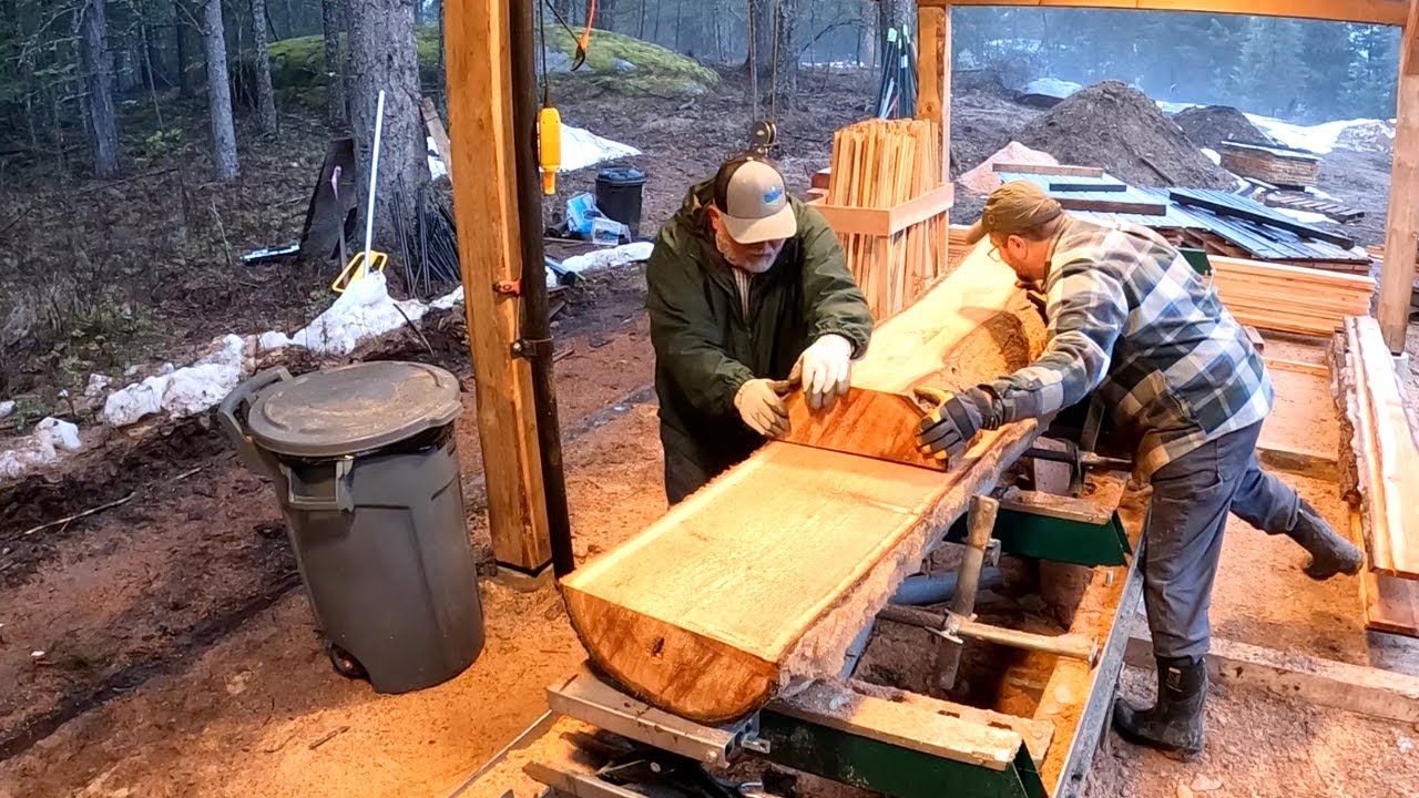 Most EXPENSIVE LOGS In Idaho - MILLING Western Red CEDAR On The SAWMILL For A Special Project