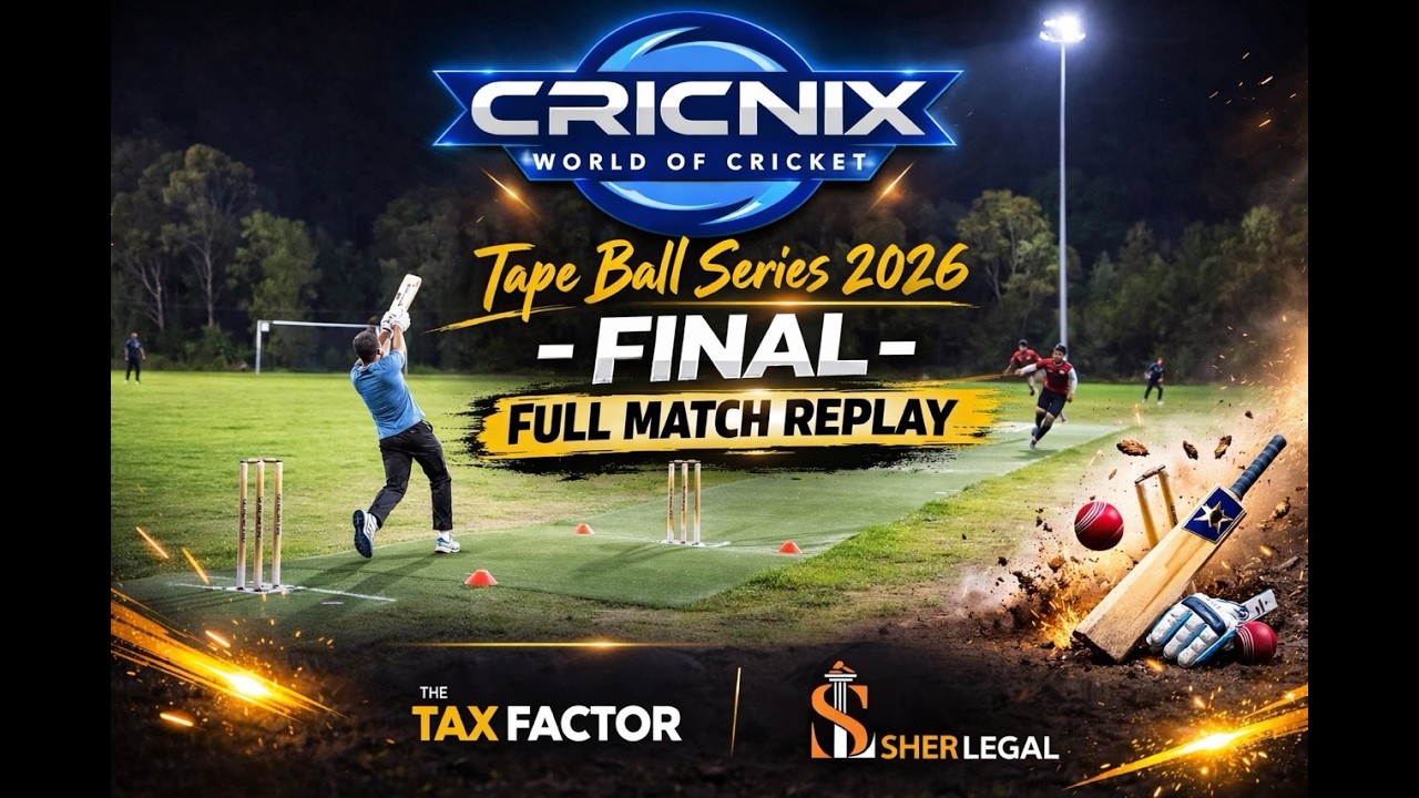 Cricnix Tape Ball Series 2026 Final in Sydney | Cricnix vs Newcastle Sixers | Full Match Replay