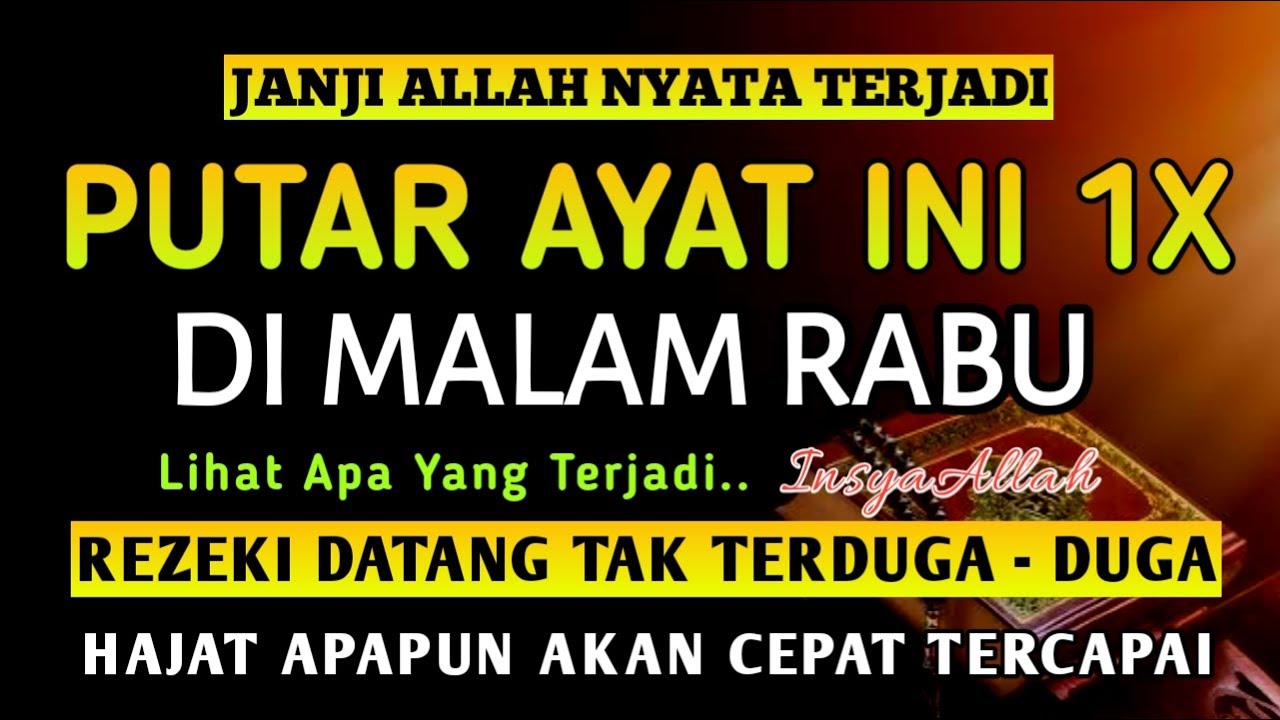 Bacaan Dahsyat! Satu Kali Putar Bisa Datangkan Kekayaan