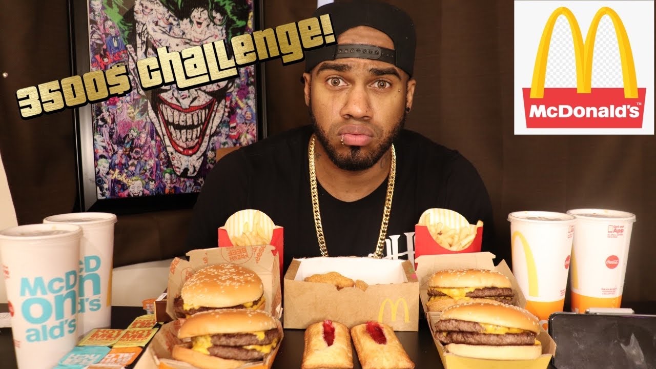 The 3500$ McDonalds Challenge - Can We Finish in under 30 Mins?