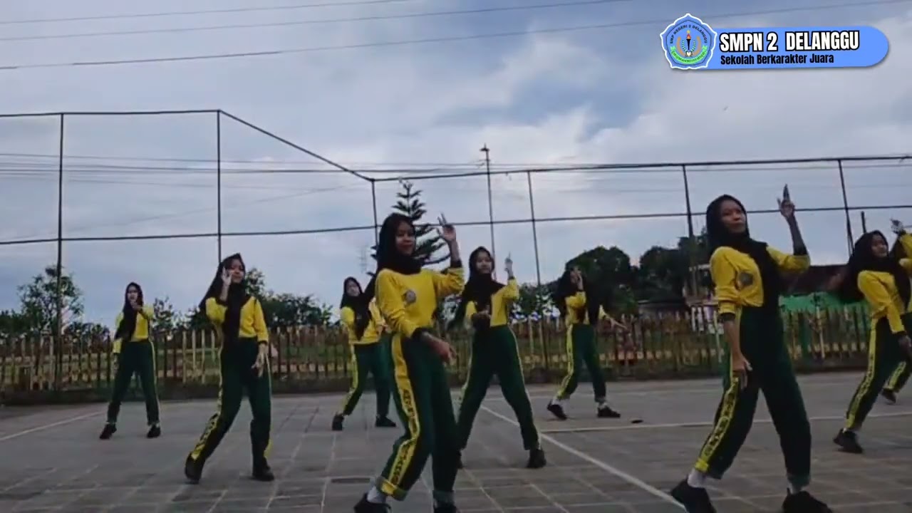 Semangat dan Ceria Bersama! | Senam Cinta atau Tidak di SMP Negeri 2 Delanggu