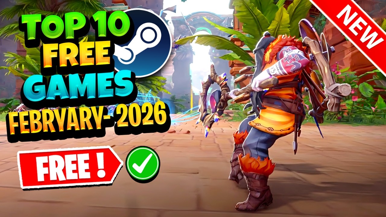 ТОП-10 НОВЫХ БЕСПЛАТНЫХ игр в Steam! (Февраль 2026 г.)