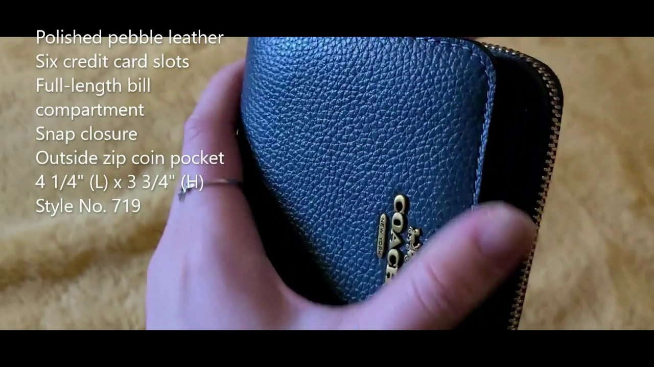 Coach Billfold Wallet In Colorblock