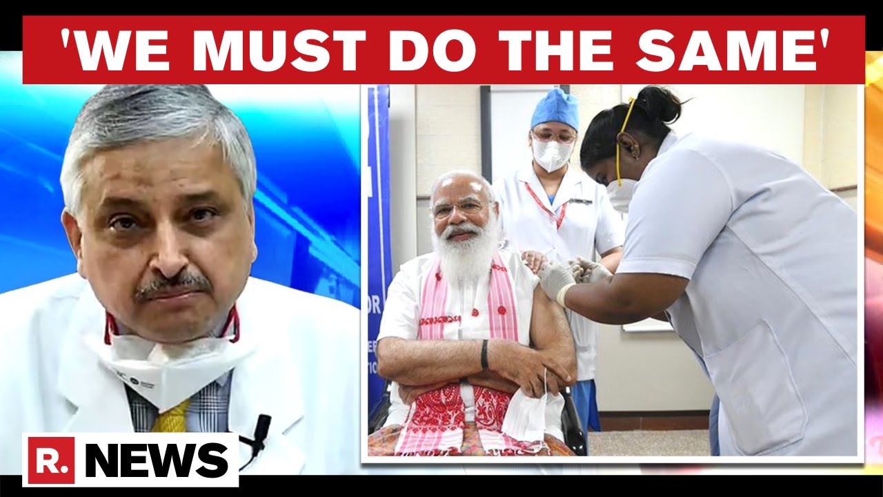 AIIMS Director Randeep Guleria Lauds PM Modi For Getting Covid Vaccine Jab, Calls It 'Game-Changer'
