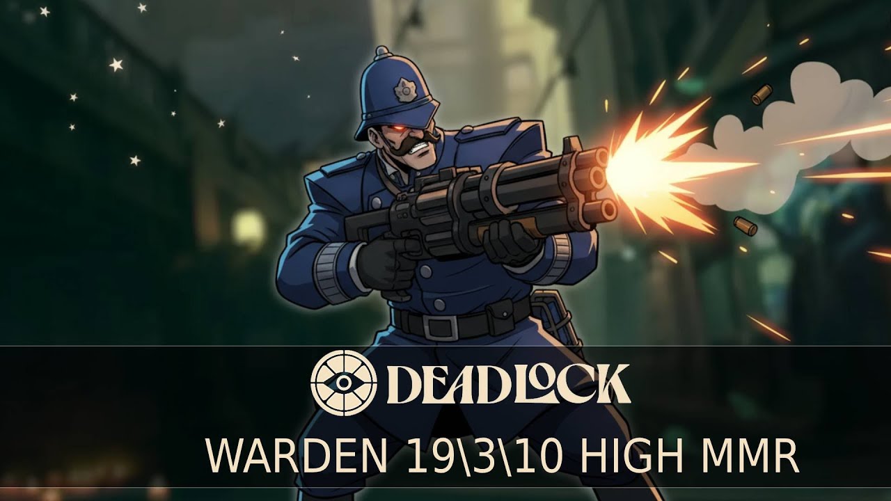 Deadlock High MMR - Warden 19 Kills (Guide Gameplay). No Commentary
