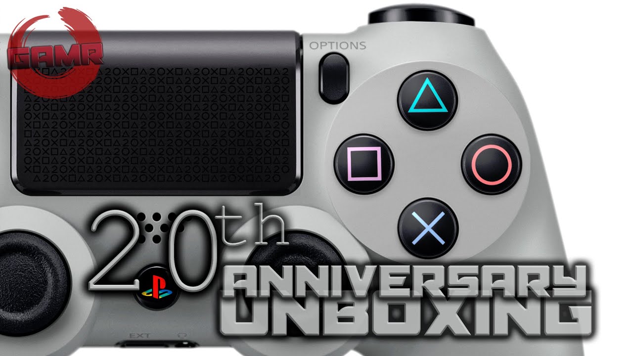 PS4 Dualshock 4 20th Anniversary Edition Unboxing