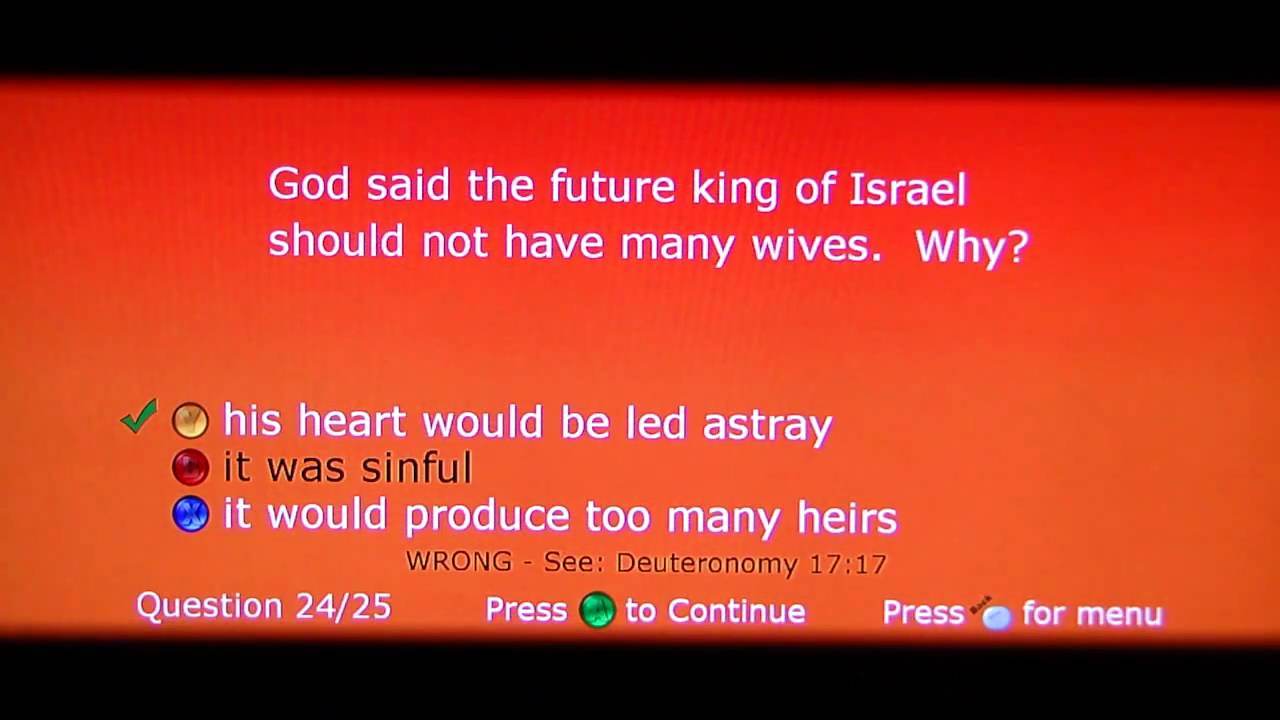 XBLA Indy Games - Bible Trivia