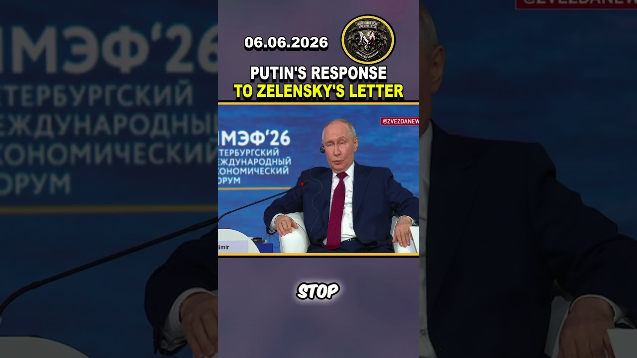 💥HUGE STATMETS BY PUTIN: PUTINS RESPONSE TO ZELENSKYS LETTER #russia #ukraine #zelensky #putin