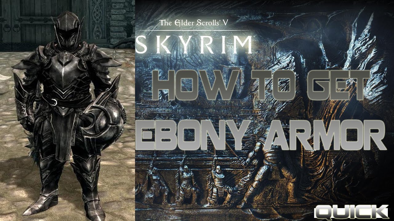 Skyrim Walkthrough - How to get Ebony Armor/Ebony Ingots Fast!!