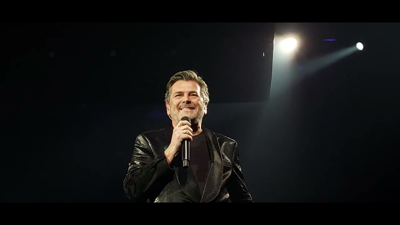 Thomas Anders und Florian Silbereisen gestern Abend in Riesa .