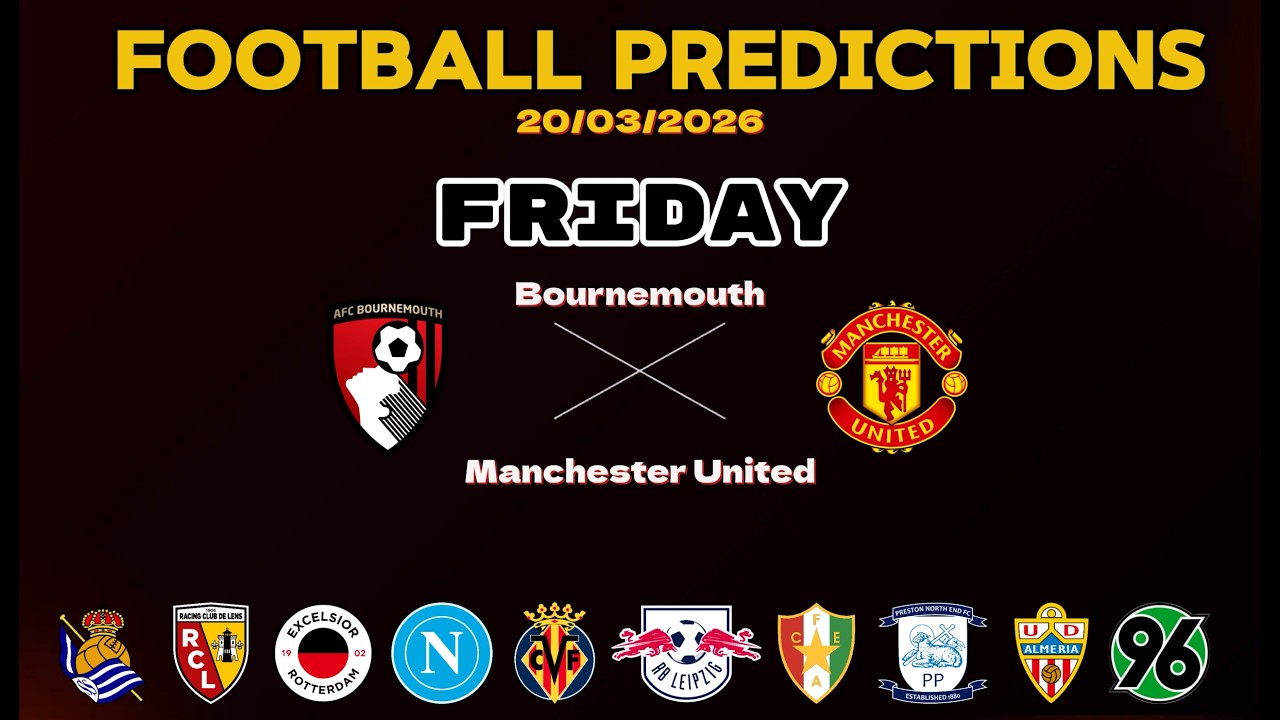 Football Predictions Today | Top Matches Friday 19 March | FreeBets