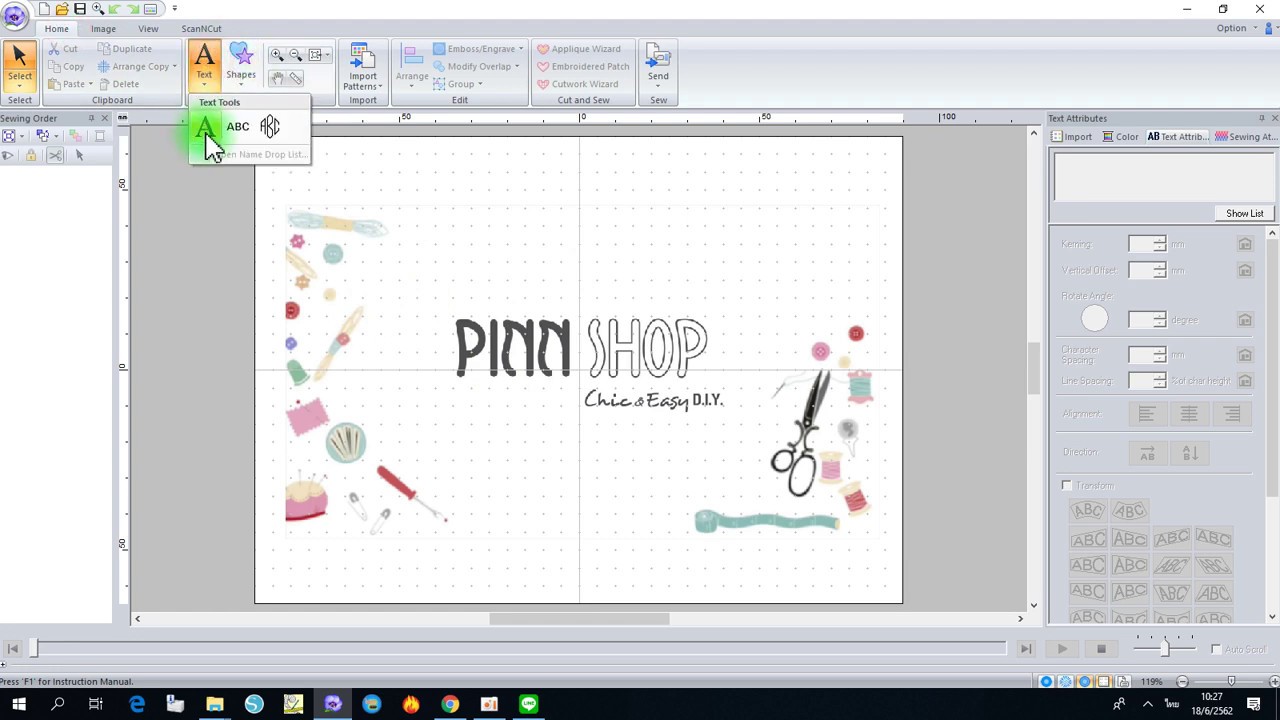 สอนตีลายปักกับป๊าโจ้!!! EP.1 PE-Design ฟอนต์ภาษาไทยหาย! #PINN Shop ช่วยที #สอนตีลายปัก ตีลายพื้นฐาน