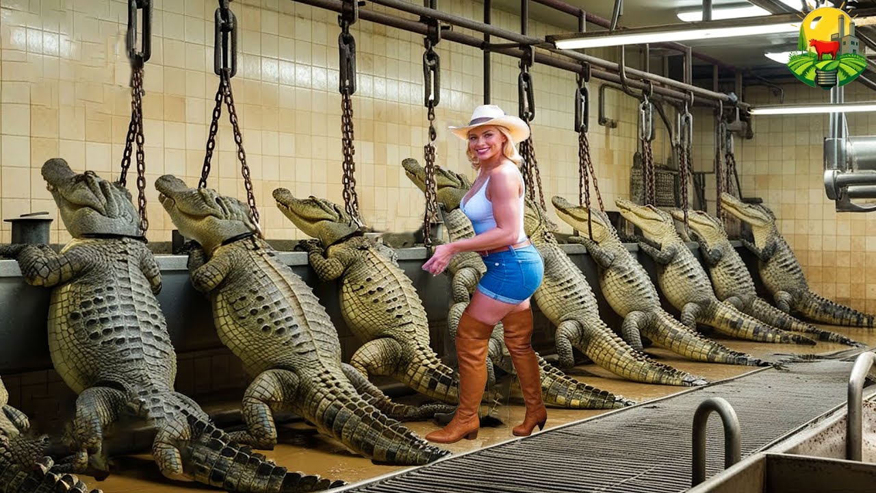 C&Oacute;MO los GRANJEROS GANAN 100 MILLONES de D&Oacute;LARES CRIANDO COCODRILOS🐊| CARNE, CUERO y NEGOCIO SECRETO
