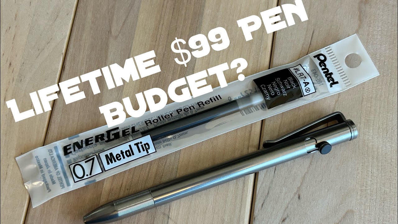 Может ли ручка TRCPC Bolt Pen за 49 долларов + сменные стержни прослужить всю жизнь, если её цена...