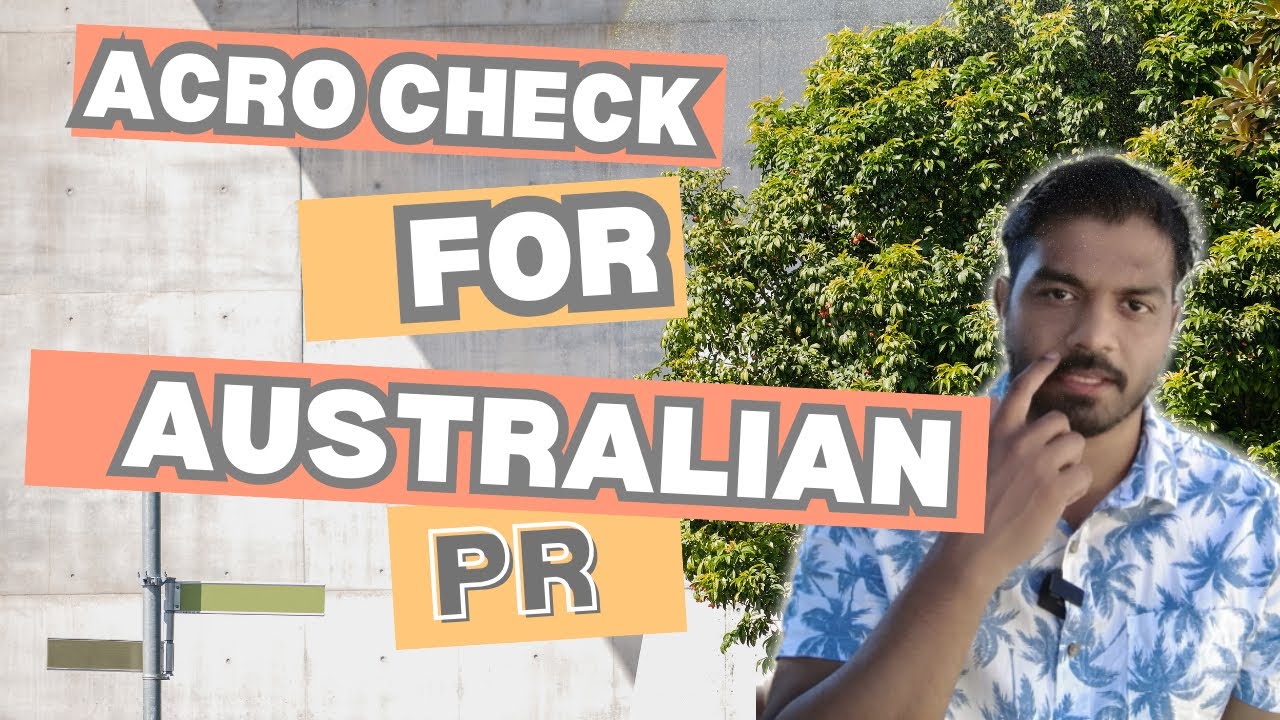 ACRO CHECK for AUSTRALIAN PR /Australia യിൽ നിന്നു കൊണ്ടു POLICE CLEARANCE എങ്ങനെ ചെയ്യാം