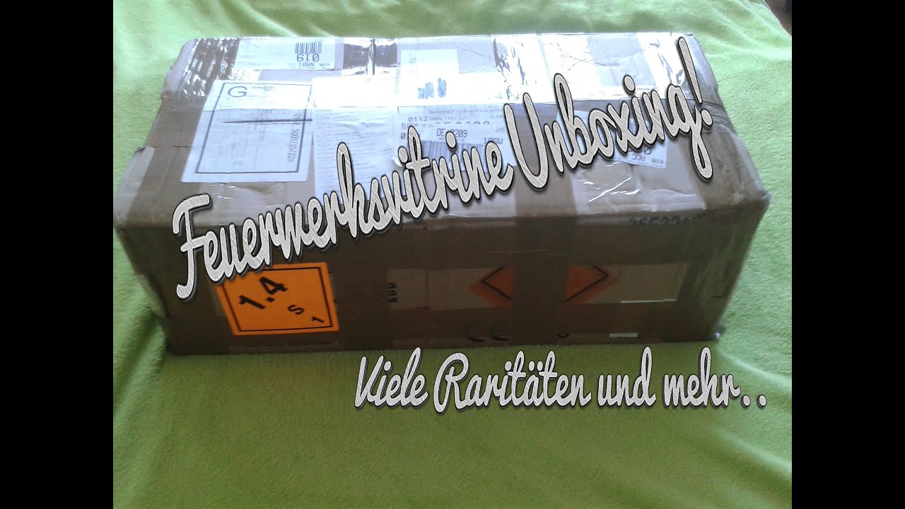 Feuerwerksvitrine Unboxing [1080p HD]