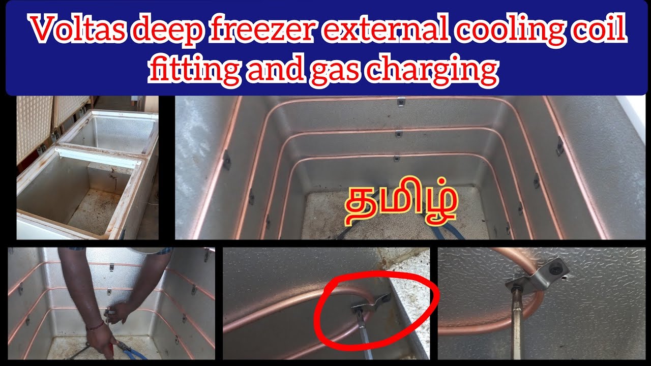 Voltas deep freezer not cooling/ தமிழ் / deep freezer internal leakage repair /#workshoptamil